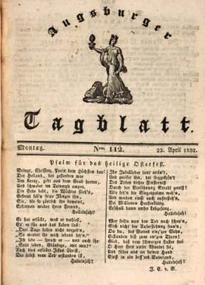Augsburger Tagblatt Montag 23. April 1832