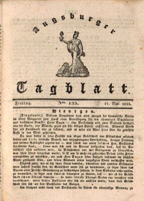 Augsburger Tagblatt Freitag 17. Mai 1833
