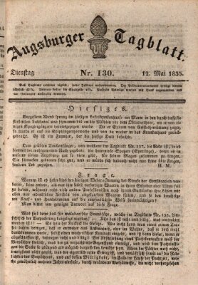 Augsburger Tagblatt Dienstag 12. Mai 1835