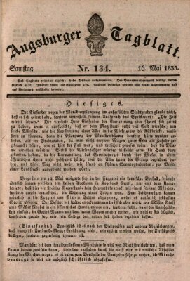 Augsburger Tagblatt Samstag 16. Mai 1835