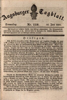 Augsburger Tagblatt Donnerstag 11. Juni 1835