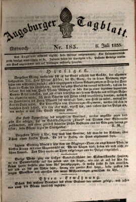 Augsburger Tagblatt Mittwoch 8. Juli 1835