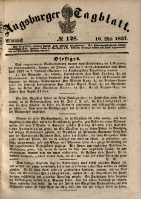 Augsburger Tagblatt Mittwoch 10. Mai 1837