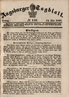 Augsburger Tagblatt Freitag 12. Mai 1837