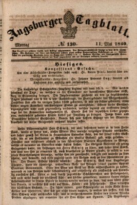 Augsburger Tagblatt Montag 11. Mai 1840