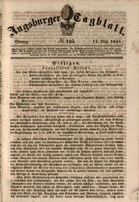 Augsburger Tagblatt Montag 17. Mai 1841