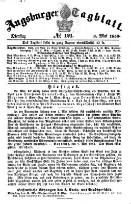 Augsburger Tagblatt Dienstag 3. Mai 1853