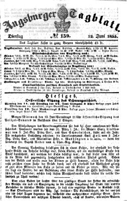 Augsburger Tagblatt Dienstag 12. Juni 1855