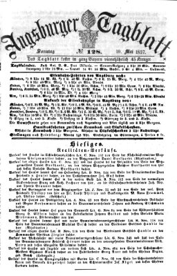 Augsburger Tagblatt Sonntag 10. Mai 1857