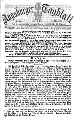 Augsburger Tagblatt Freitag 7. Mai 1858