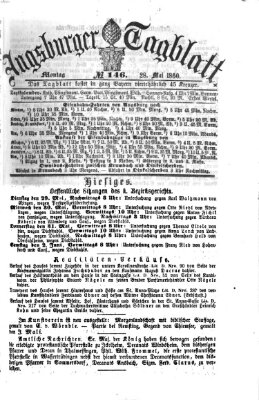 Augsburger Tagblatt Montag 28. Mai 1860