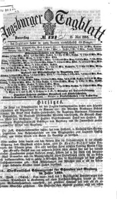 Augsburger Tagblatt Donnerstag 14. Mai 1863