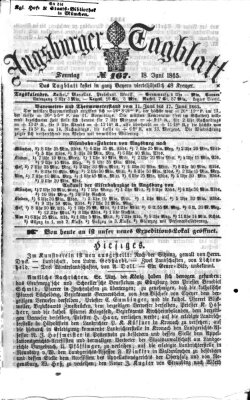Augsburger Tagblatt Sonntag 18. Juni 1865