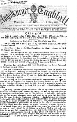 Augsburger Tagblatt Donnerstag 8. März 1866