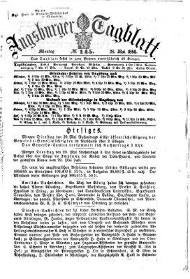 Augsburger Tagblatt Montag 28. Mai 1866