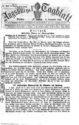 Augsburger Tagblatt Dienstag 6. November 1866