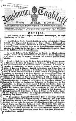 Augsburger Tagblatt Dienstag 11. Juni 1867