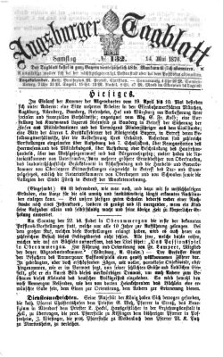 Augsburger Tagblatt Samstag 14. Mai 1870