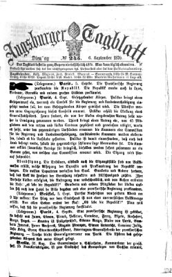 Augsburger Tagblatt Dienstag 6. September 1870