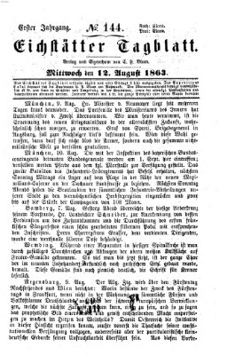 Eichstätter Tagblatt Mittwoch 12. August 1863