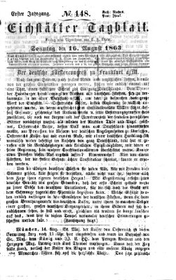 Eichstätter Tagblatt Sonntag 16. August 1863