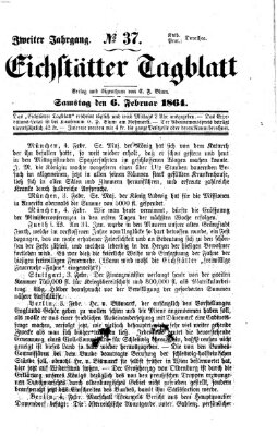 Eichstätter Tagblatt Samstag 6. Februar 1864