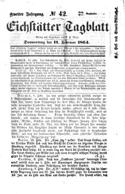 Eichstätter Tagblatt Donnerstag 11. Februar 1864