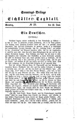 Eichstätter Tagblatt Sonntag 12. Juni 1864