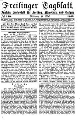 Freisinger Tagblatt (Freisinger Wochenblatt) Mittwoch 26. Mai 1869