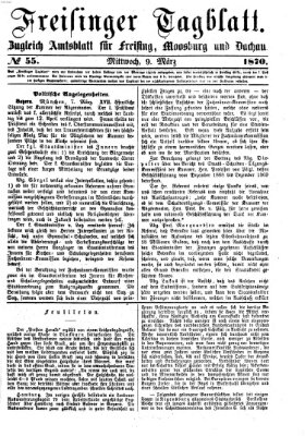 Freisinger Tagblatt (Freisinger Wochenblatt) Mittwoch 9. März 1870