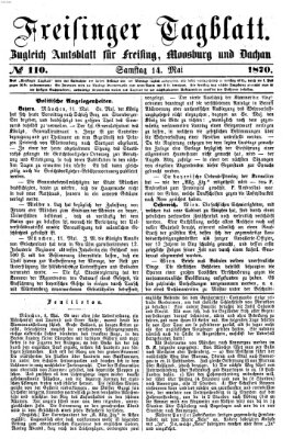 Freisinger Tagblatt (Freisinger Wochenblatt) Samstag 14. Mai 1870