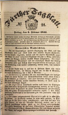 Fürther Tagblatt Freitag 5. Februar 1841