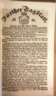 Fürther Tagblatt Freitag 16. April 1841