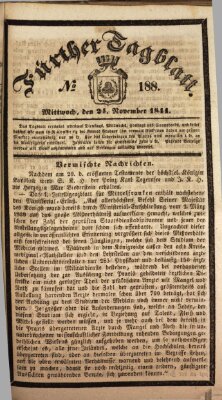 Fürther Tagblatt Mittwoch 24. November 1841