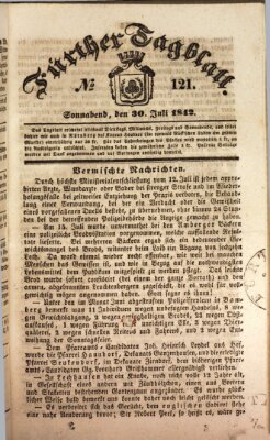 Fürther Tagblatt Samstag 30. Juli 1842