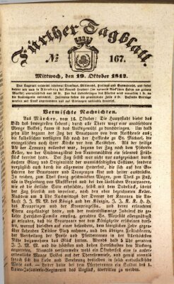 Fürther Tagblatt Mittwoch 19. Oktober 1842