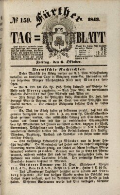 Fürther Tagblatt Freitag 6. Oktober 1843