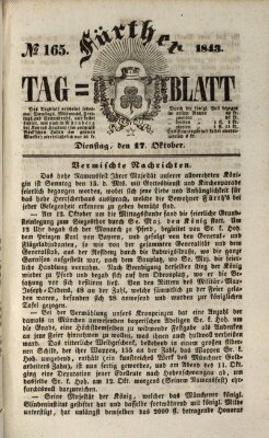 Fürther Tagblatt Dienstag 17. Oktober 1843