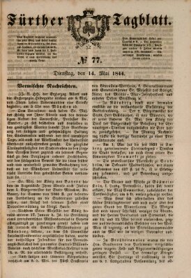 Fürther Tagblatt Dienstag 14. Mai 1844