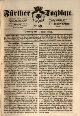 Fürther Tagblatt Dienstag 4. Juni 1850