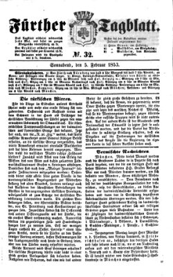 Fürther Tagblatt Samstag 5. Februar 1853