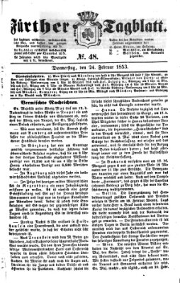 Fürther Tagblatt Donnerstag 24. Februar 1853