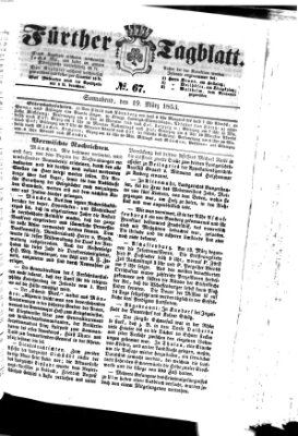 Fürther Tagblatt Samstag 19. März 1853