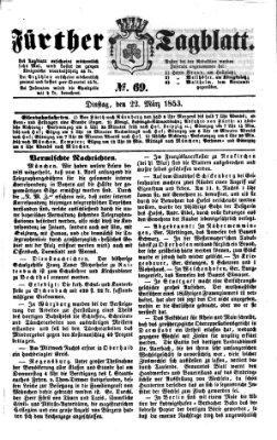 Fürther Tagblatt Dienstag 22. März 1853