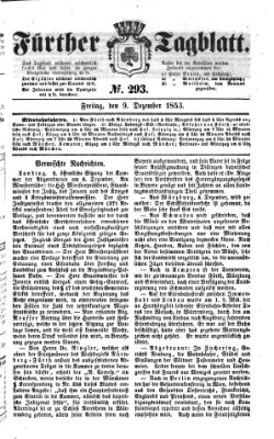 Fürther Tagblatt Freitag 9. Dezember 1853