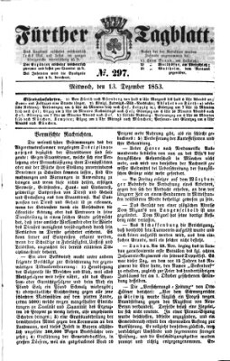 Fürther Tagblatt Dienstag 13. Dezember 1853