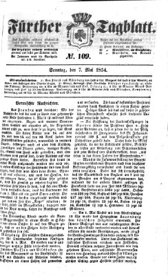Fürther Tagblatt Sonntag 7. Mai 1854