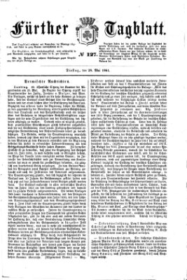 Fürther Tagblatt Dienstag 28. Mai 1861