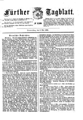 Fürther Tagblatt Donnerstag 8. Mai 1862
