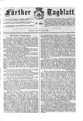 Fürther Tagblatt Freitag 13. Juni 1862